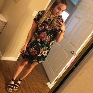 Floral Shift Dress